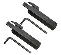Janasiba MGEHR1616-3 Lot de 2 porte-outils pour MGMN300 Insert CNC