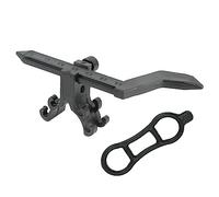Janasiba Mini support de centrage de roue de vélo, outils de réglage de jante de vélo, outils de réparation de roue de vélo, accessoires de vélo, pièces, noir