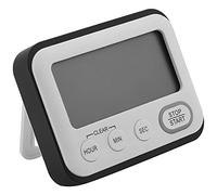 Janasiba Minuterie de compte à rebours de cuisine : enseignants classes compteur grand écran LCD haut-parleur aimant clip enfants simple horloge petit arrêt horloge grand bip minute heure secondes