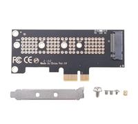 Janasiba NVMe PCIe M.2 NGFF SSD vers Carte Adaptateur PCIe X1 Prise en Charge de la Carte PCIe X1 vers M.2 2230 2242 2260 2280 SSD NVMe M.2