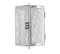 Janasiba Panier de RôTissoire, Cage de Cuisson de Panier de RôTi de Four en Acier Inoxydable de 14X18Cm pour Le Gril de Barbecue Outil de Friteuse à Air