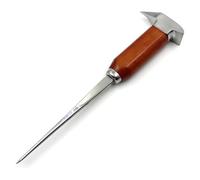 Janasiba Piolet à glace en acier inoxydable pour briser la glace, avec manche en bois, piolet pour cuisine, bar, barman