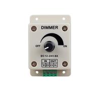 Janasiba PWM Dimming contrôleur pour lumières LED, , bande, 12-24 volts (12V - 24V) 8 Amp, interrupteurs électriques Variateurs pour , Commercial, Industriel et bureau