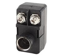 Janasiba R 2x Push On Adaptateur d'antenne Transformateur 300/75 Ohm TV F Adaptateur coaxial