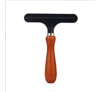 Janasiba Râteau à moquette, brosse de toilettage pour tapis, poils d'animaux, peigne en fer avec manche en bois pour enlever les tapis