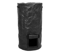 Janasiba Sac de Compost Pliable pour Jardin et Cour avec Couvercle, à Déchets D'Engrais, Composteur, Collecteur de Déchets de Fumier Fermenté de 34 Gallons, Installation Facile, Facile à Utiliser