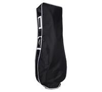 Janasiba Sac de protection contre la pluie pour golf, imperméable et résistant à la poussière, portable, pliable, housse de sac de golf, noir