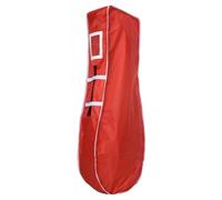 Janasiba Sac de protection contre la pluie pour golf, imperméable et résistant à la poussière, portable, pliable, housse de sac de golf, rouge