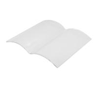 Janasiba Support en forme de livre, acrylique transparent, bibliothèque, décoration d'intérieur, bureau, magazines, étagère de rangement de recettes