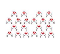 Janasiba Swing Top Lot de 20 bouchons à rabat en verre pour bouteille style