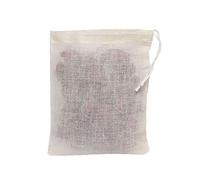 Jancery Lot de 2 sacs en mousseline réutilisables pour épices, herbes, thé, vin chaud, bouquet garni Blanc 7,6 x 12,7 cm