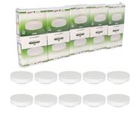 JANDEI - 10 ampoules LED GX53 9 W (équivalent à 75 W), 900 lumens. Parfait pour les maisons, les chambres, les salons et les couloirs. Dimensions : 74 x 28 mm. (4200K blanc neutre)