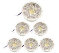 Jandei - 5 modules LED ultra-plats ø50 x 23 mm pour spots encastrables, 7 W 750 lumens, lumière chaude 3000 K, technologie DOB. Remplacement GU10/MR16. Éclairage intérieur IP20.