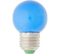 JANDEI - Ampoule LED Décorative Intérieur Bleu E27 1W. Parfait pour les Fêtes, les Mariages, les Baptêmes, les Balcons, les Terrasses, l'été.