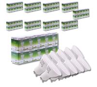 JANDEI - Ampoule LED GU10 7 W, blanc chaud 3000 K - Lot de 100-650 lumens, non dimmable (équivalent à une ampoule halogène de 27 W) - Usage intérieur - Durée de vie jusqu'à 15 ans