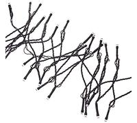 JANDEI Guirlande LED décorative 20 mètres avec 200 LED Fonctionne avec panneau solaire 8 modes de fonctionnement LED avec lumière blanche chaude