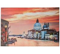JANDEI - Image Paysage LED Avec Interrupteur (Venise, 60 * 40 * 1.8)