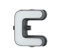 Jandei - Lettres avec Lumières LED, Appliques Murales avec Ton d'éclairage Chaud 3000K, IP54 pour Décoration Intérieure et Extérieure, Fabriqués en Aluminium Noir. Mesure 13cm x 5,5cm (C)