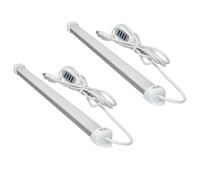 Jandei - Lot de 2 tubes LED 35 cm CCT 3 tons (3000K-4200K-6000K) 300 lm avec câble USB 2 mètres avec interrupteur intégré.
