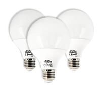 JANDEI - Lot de 3 Ampoule Globe LED, G95 E27, 15W (équivalent 120W Halogène) Lumière Blanc Chaud 3000K, 1500 Lumens, CRI ＞80, Non dimmable