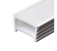 JANDEI - Manchon Diffuseur Flexible en Silicone pour Ruban LED, Profilé 30 mm x 20 mm x 5 Mètres. Convient pour l'Intérieur (ruban non inclus)