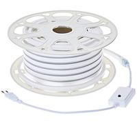 Jandei Neon LED flexible une face, lumière RVB, 220 DC 8 W/m, 8 x 16 mm, étui en silicone pour extérieur IP66, panneau lumineux, décoration, fêtes, événements