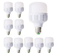 JANDEI - Pack 10 Ampoules LED 15 W E27 Lumière 6000K Blanc froid