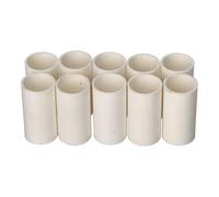 Jandei - Pack de 10 accessoires de fixation pour tube de câbles, PVC blanc rigide, diamètre 16 mm (manchon rigide)