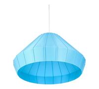 Jandei Plafonnier impression 3D 32 x 18 cm pour ampoule E27, style moderne, idéal pour la décoration de la maison et du commerce, ampoule non incluse (bleu)