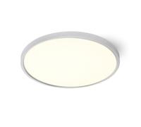 Jandei - Plafonnier LED 48 W Tricolore 3000K-4200K-6000K, 60 cm de diamètre, cadre blanc. Installation en surface. Parfait pour chambre, salon, cuisine, maison, commerce.