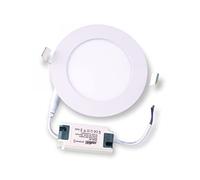 JANDEI - Downlight LED à Panneau Rond Extra-plat. Eclairage 6W, 3000K, Blanc Chaud. Parfait pour Salon, Chambre, Couloir, Bureau.