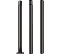 Jandei - Poteau vertical de 3 mètres par tranches de 1 mètre avec base pour lampadaire solaire, parfait pour extérieur, jardin, terrasse.[G147]