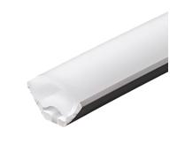 JANDEI - Profil Flexible en Silicone de 5 Mètres pour Bandes LED Jusqu'à 8 mm de Large, Translucide à l'Avant, Forme Semi-Circulaire 22 mm x 14 mm, IP67 pour l'Extérieur (profil de 5 mètres)
