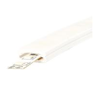 Jandei - Profilé en silicone flexible rectangulaire de 5 mètres pour montage sur surface de bande LED jusqu'à 10 mm de large. Dimensions : 13 mm x 5 mm x 5 m. Convient pour l'extérieur IP65 (profil 5