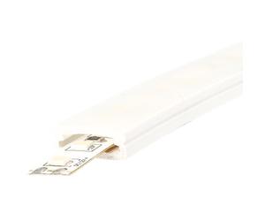Jandei - Profilé en silicone flexible rectangulaire de 5 mètres pour montage sur surface de bande LED jusqu'à 10 mm de large. Dimensions : 13 mm x 5 mm x 5 m. Convient pour l'extérieur IP65 (profil 5