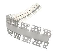 JANDEI - Profilé Flexible de 3 Mètres pour l'intégration de Rubans LED dans le Plâtre ou les Cloisons Sèches, en Aluminium Gris. Diffuseur en Silicone Inclus