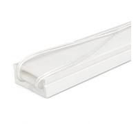 JANDEI - Profilé Flexible en Silicone de 1 Mètre pour Installation de Rubans LED en Intérieur et en Extérieur, IP68, Forme Rectangulaire, 30 mm x 14 mm - Installation Facile