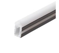 JANDEI - Profilé Flexible en Silicone de 3 Mètres pour Rubans LED jusqu'à 10 mm Large. Diffusion Lumineuse Sphérique, Émission Latérale 10 mm x 17 mm - IP67 pour l'Extérieur (Profilé de 3 Mètres)