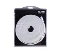 JANDEI - Ruban Lumineux LED Neón 12V, 5M 6x12mm 120 Leds/Mètres. Couleur Blanc froid 6000k. Découpe 2,5cm. Décoration intérieure et extérieure, Maison, Commerce, Enseignes...Transformateur non inclus