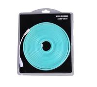 JANDEI - Ruban Lumineux LED Neón 12V, 5M 6x12mm 120 Leds/Mètres. Couleur Bleu ciel. Découpe 2,5cm. Décoration intérieure et extérieure, Maison, Commerce, Enseignes...Transformateur non inclus