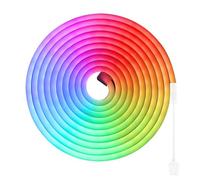 JANDEI - Ruban lumineux LED néon flexible 12V, 5M 6x12mm 108 Leds/Metro. RGB Multicolore. Découpe 3,2 cm. Décoration intérieure et extérieure, Maison, Commerce. Transformateur/Contrôleur non inclus