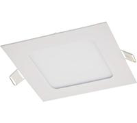 JANDEI - Spot LED carré encastrable 6W, diamètre 12 cm, profondeur d'encastrement 105 mm. Idéal pour la maison, le bureau, le couloir, le salon et la chambre. (Blanc froid 6000K)