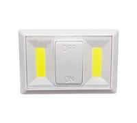 Jandei Veilleuse LED 120 lumens. Lumières auxiliaires pour couloir, chambre, armoire, escalier, chambre d'enfant, sous-sol - Fonctionne avec piles AAA (non incluses) (ON - OFF)
