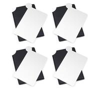 JANDH Miroir de Poche, 4 Pièces Acier Inoxydable Petit Miroir, Très Mince Mini Miroir, Petit Miroir pour Maquillage Palette Pouvant être Utilisé Quotidiennement en Voyage
