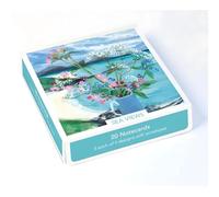 Jane Askey Boîte de 20 cartes avec vue sur la mer - Motifs côtiers scéniques - 5 de chacun des 4 motifs - Cartes générales pour anniversaire et autres occasions - Fabriquées au Royaume-Uni -