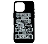 Jane Austen cite la littérature du Club de Lecture Pride & Prejudice Coque pour iPhone 16 Pro Max