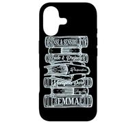 Jane Austen cite la littérature du Club de Lecture Pride & Prejudice Coque pour iPhone 17