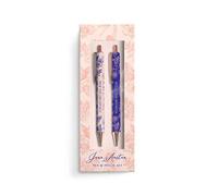 Jane Austen: Floral Pen And Pencil Set (Set Of 2)