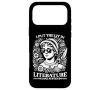 Jane Austen I Put The Lit in Littérature Auteur Auteur Roman Coque pour iPhone 17 Pro Max
