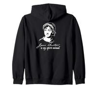 Jane Austen is My Spirit Animal Lecteur Auteur Meme au Dos Sweat à Capuche